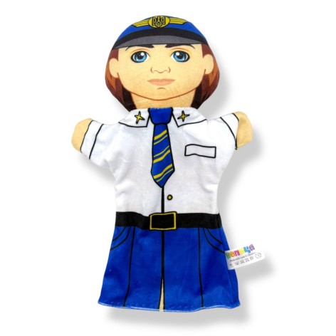 Мягкая игрушка, Кукла на руку "Пилот"