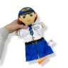 Мягкая игрушка, Кукла на руку "Пилот"
