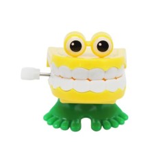 Заводная игрушка "Зубы", желтые