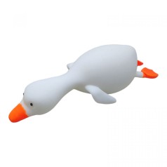 Игрушка-антистресс "Гусь", 15 см (белый)