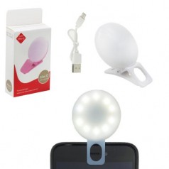 Селфи лампа на смартфон Mini Q (белая)