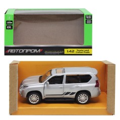 Машинка металлическая "АВТОПРОМ: Land Cruiser Prado", серебряная