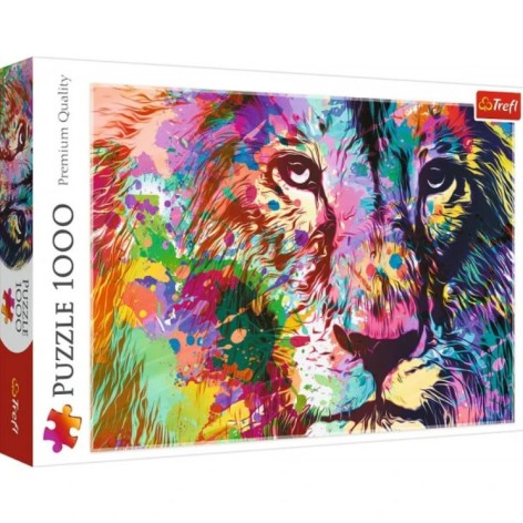 Пазлы "Красочный тигр", 1000 элементов