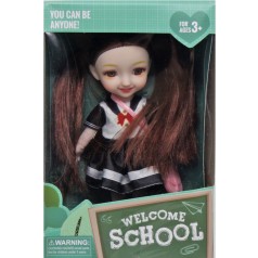 Кукла "Welcome to school", 15 см (вид 3)