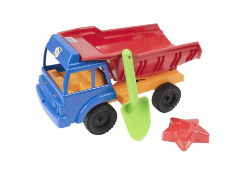 Машинка "Самоскид Піщаний" з пісочним набором (синя)