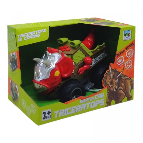 Джип- динозавр червоний