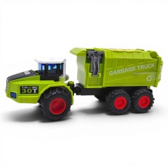 Трактор металлический инерционный YG Toys (Зеленый)