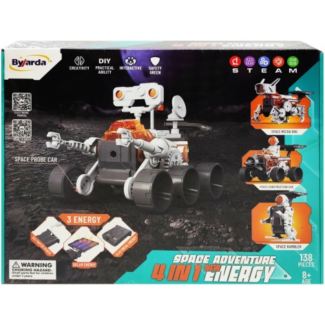 Конструктор "STEM" 4в1 138дет. в коробке TK0205 р.30,3*6,4*23,5см