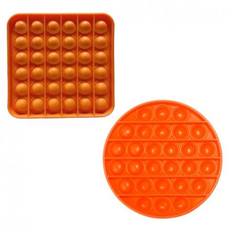 Игрушка-антистресс "POP IT", оранжевая