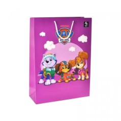 Пакет бумажный M "Щенячий Патруль: Команда девушек" р.27x33x11 см