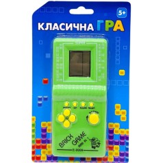 Электронная игра "Тетрис" 6,5*2*14,5 см (зеленый)