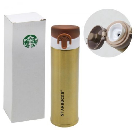 Термос "Starbucks", 500 мл, сталевий (золотистий)