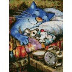 Алмазная мозаика "Спокойной ночи"