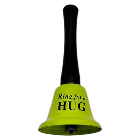 Колокольчик длинный "HUG" 12,5 см (САЛАТОВЫЙ)