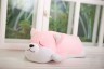 Плюшева іграшка "Сиба-іну" сплячий (50 см), рожева