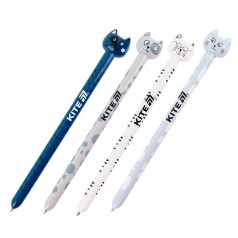 Ручка шариковая автоматическая Funny cat, синяя