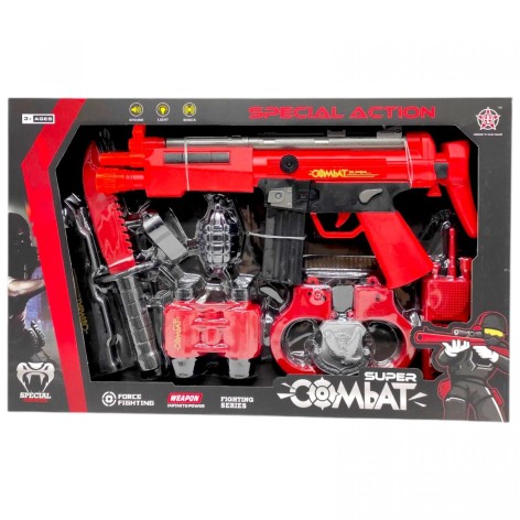 Военный набор (музыка, световые эффекты, вибрация, на батарейках)