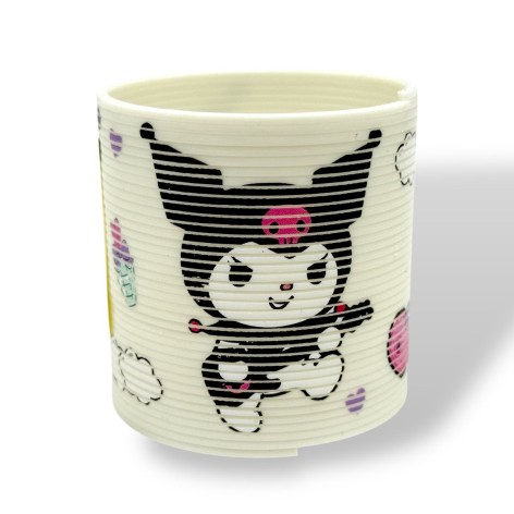 Веселая пружина "Kuromi" (БЕЛАЯ)