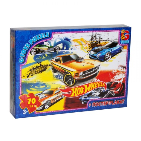 Пазлы "Hot Wheels: машины", 70 элементов