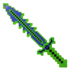 Меч со светом и звуком "Minecraft" (зеленый)
