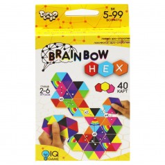 Развивающая настольная игра "Brainbow Hex"