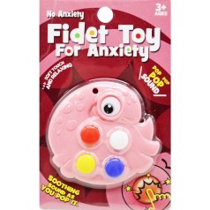 Игрушка-антистресс "Fidget Toy: Динозаврик", розовый (вид 1)