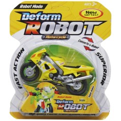 Мотоцикл-трансформер "Deform robot", желтый