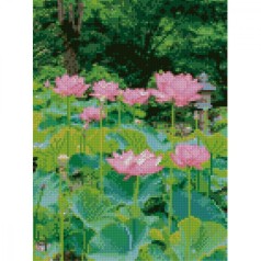 Алмазная мозаика "Яркая природа" 30х40 см