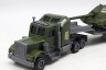 Игровой набор "Тягач ВСУ с танком", зеленый