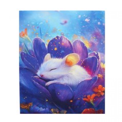 Алмазная мозаика "Мышонок", 20х30 см, в коробке