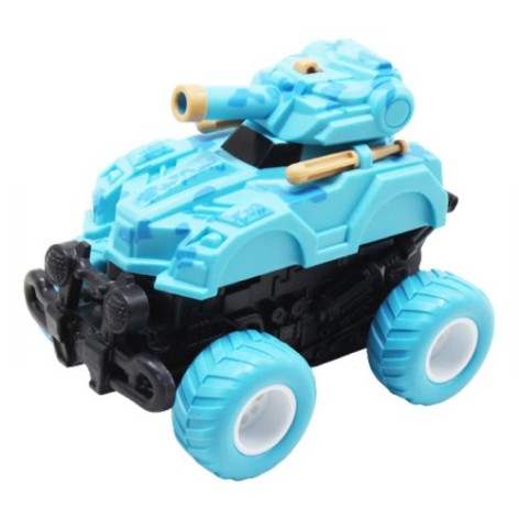 Танк "Monster Wheels', голубой
