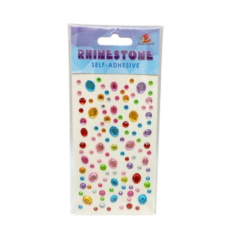 Стразы самоклеящиеся, 13*7,5см