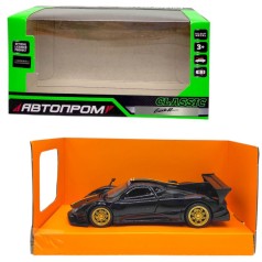 Машинка металлическая "АВТОПРОМ. Pagani Zonda Revolucion" (ЧЕРНАЯ)