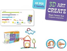 3D конструктор "Волшебная палочка", 43 детали