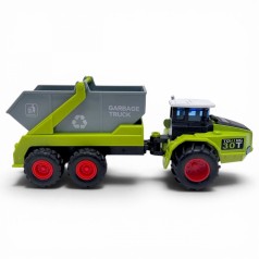 Трактор металлический инерционный YG Toys (Серый)