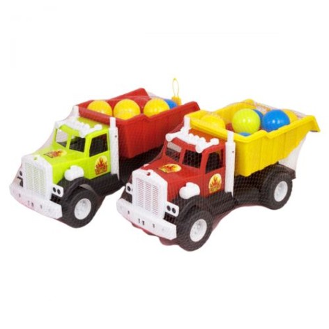 Вантажівка з 10 кульками