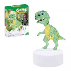 Ночник работает от сети, подсветка, 3 цвета света, фломастеры, USB кабель, в коробке