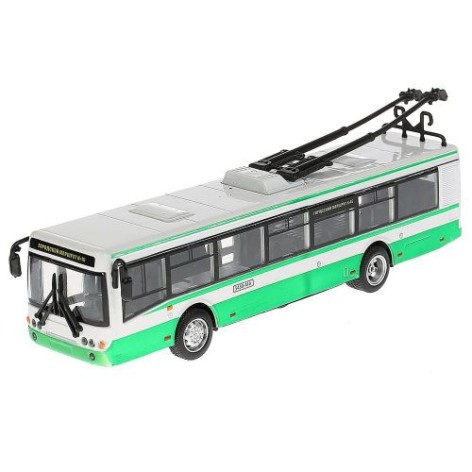 Уценка. Троллейбус "Fast Wheels", зеленый - повреждена упаковка