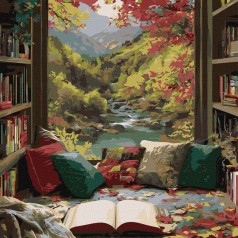 Картина по номерам "Горная мечта" 40х40 см