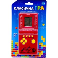 Электронная игра "Тетрис" 6,5*2*14,5 см (красный)