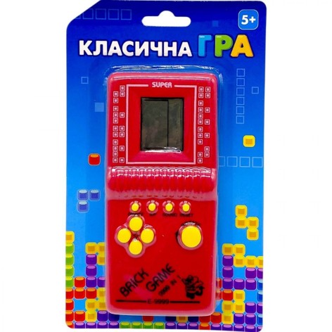 Электронная игра "Тетрис" 6,5*2*14,5 см (красный)