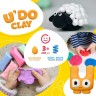 Набор для творчества (воздушный пластилин) "UʼDO Clay" 32 шт, брикет 6 г (укр)