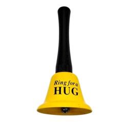 Колокольчик длинный "HUG" 12,5 см (ЖЕЛТЫЙ)