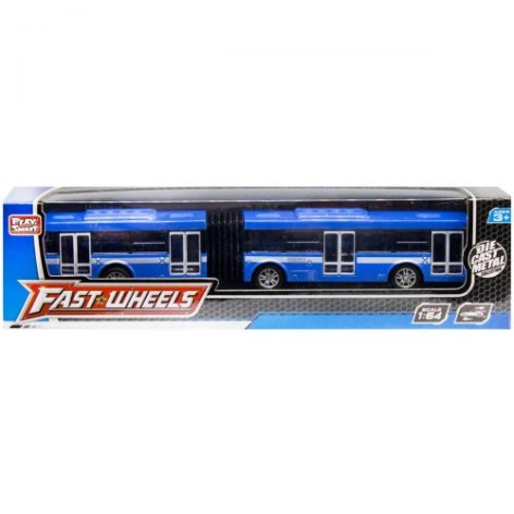 Автобус металевий (синій)