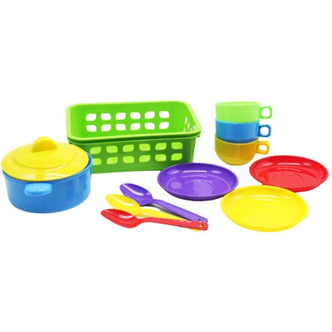 Набор посуды в корзинке "Kitchen play set"