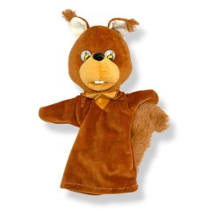 Мягкая игрушка, (Перчатка - Белочка)