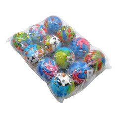 Мячик мягкий Животные, 5,5 см, 12 штук