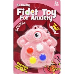Игрушка-антистресс "Fidget Toy: Динозаврик", розовый (вид 2)