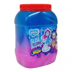 Слайм-антистресс "Lovin: Big slime", голубой+розовый