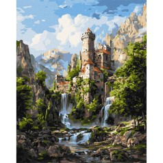 Картина по номерам "Тайны скал" 40х50см